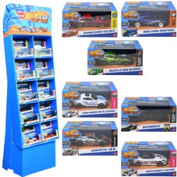 Wholesale Mattel DP Hot Wheels Pull-Backs Asst. 30pc Floor Wholesale Mattel DP Hot Wheels Pull-Backs Asst. 30pc Floor